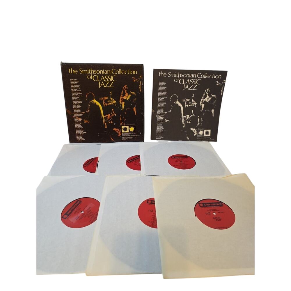 THE SMITHSONIAN COLLECTION OF CLASSIC JAZZ 6 LP BOX SET P6 11891